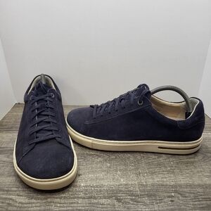 Birkenstock Bend Low Blue Suede Lace Up Sneakers Shoes Men Size 43 US 10